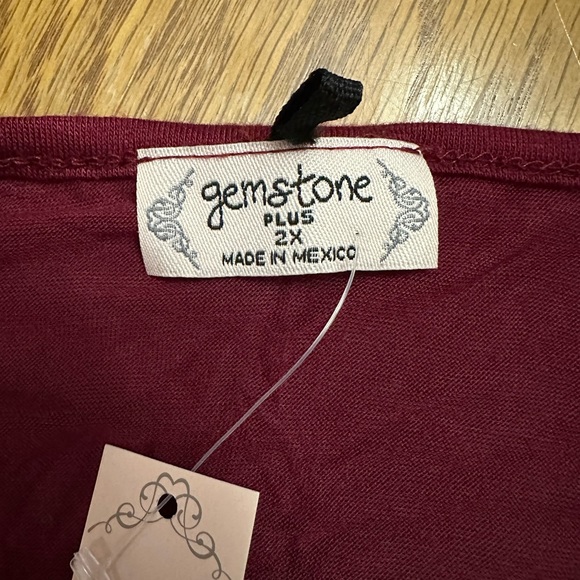 NWT Women’s Gemstone top size 2x - Picture 3 of 7